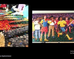 Mosaic Commission painting for a School in Washington DC
